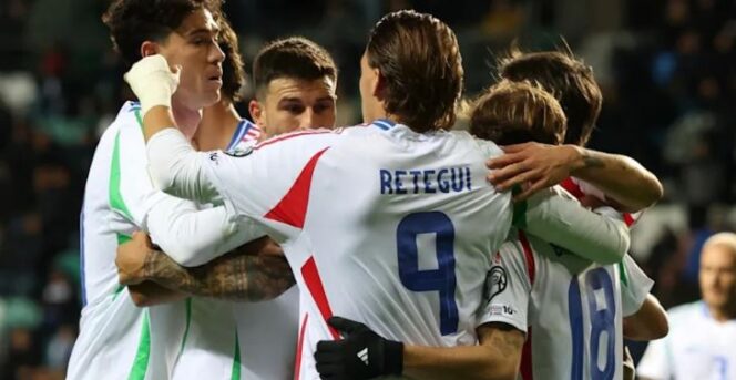 
					Tim Italia selebrasi