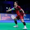 Tunggal putra Indonesia Jonatan Christie