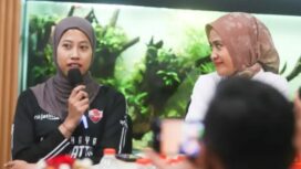 Megawati bertugas di bagian protokol