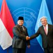 Prabowo Subianto dan Sekjen PBB   António Guterres