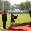 Bupati Warsubi menjadi inspektur upacara peringati hari Sumpah Pemuda 29 Oktober 2025, di lapangan Pemkab Jombang, Foto: Diskominfo Pemkab Jombang
