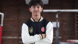 Mendiang Naufal Takdir Al Bahri, atlet gymnantik nasional yang sedang melambung prestasinya, harus pulang kembali, setelah mengalami kecelakaan saat beraltih di Russia. Foto: Istimewa