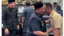 DPRD Jombang menggelar sidang paripurna untuk membahas dua rancangan peraturan daerah (Raperda) Penyelenggaraan Smart City dan Kerja Sama Daerah, di ruang sidang utama DPRD Kombang, Senin, 6 Oktober 2025. Foto: Instagram@stwan.jombang