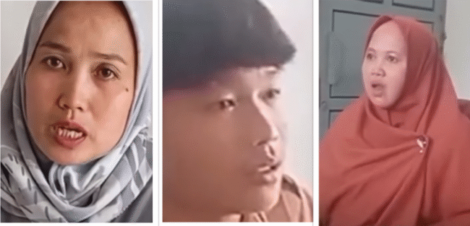 
					(kiri) Ny Tri Indah Alesti ibu Indra Lutfiana Putra (tengah). (Kanan) Kepala sekolah Dini Fitria. Siswa kedapatan merokok di sekolah SMAN 1 Cimarga, Lebak, Banten. Akibatnya kepala sekolah menampar korban, orang tua tidak terima dan melapor ke polisi. Terjadi aksi demo yang mengjhendaki agar kepala sekolah dilengserkan. Foto: kolase tankap layar video instagram@otakkanan