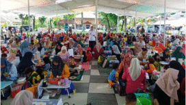 Dinas Pendidikan dan Kebudayaan (Disdikbud) Kabupaten Jombang menyelenggarakan kegiatan Gelar Potensi Anak PAUD se-Kabupaten Jombang yang berlangsung selama dua hari, yakni tanggal 29 dan 30 Oktober 2025, di Aula Terbuka dan Halaman Masjid Disdikbud Kabupaten Jombang. Foto: Jombangkab.go.id