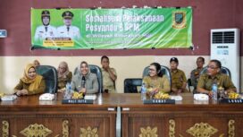 Sosialisasi Pelaksanaan Posyandu 6 Standar Pelayanan Minimal (SPM) di Kelurahan Miji, Senin (3/11/2025).dok.humas