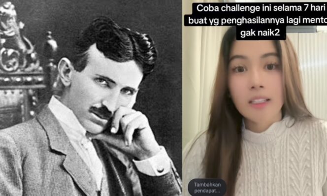 
					Nikola Tesla dan Ayu Jasmine, sumber IG AyuJasmine