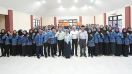 Coaching Manajemen Kepegawaian bertajuk “Ning Ita Sinar ASN” (Sesi Inspirasi dan Arahan ASN BerAKHLAK) di Kantor Kelurahan Jagalan, Senin (10/11/2025). Dok.Humas