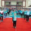 Puncak peringatan Hari Kesehatan Nasional (HKN) ke-61 di Kota Mojokerto digelar di GOR Seni Majapahit, Rabu (12/11/2025). Dok.Humas