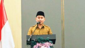 Kegiatan Evaluasi Layanan Aduan Masyarakat melalui aplikasi SP4N-Lapor Damarmojo Tahun 2025, dibuka Bupati Mojokerto, Muhammad Albarraa. Dok.Diskominfo