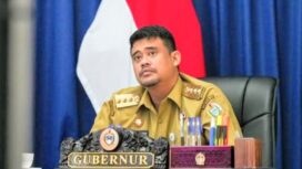 Menyoroti sidang perdana kasus korupsi pengadaan proyek jalan di lingkungan dinas PUPR di Sumatera Utara (Sumut). (Instagram.com/@bobbynst)