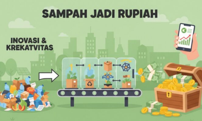 
					Kediri Dorong Pengelolaan Sampah Jadi Peluang Ekonomi Warga