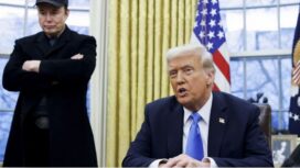 Elon Musk bersama Trump