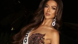 Tangkapan layar - Miss Universe Indonesia, Sanly Liu dalam opening ceremony Miss Universe 2025. Instagram/ (Miss Universe Indonesia)