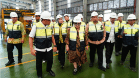 Wakil Ketua Komisi VII DPR RI, Evita Nursanty menegaskan, Komisi VII memiliki perhatian besar terhadap ketahanan pangan nasional, efisiensi industri, utilisasi kapasitas kritis dan struktur biaya non-energi. Foto: PT Petrokimia Gresik