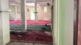 Penampakan masjid di SMAN 72 Jakarta, Kelapa Gading, Jakarta Utara pascaledakan, Jumat (7/11/2025). (Ist)