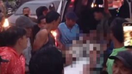 Evakuasi warga terluka