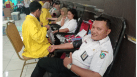 Memeriahkan peringatan hari jadi ke-26 Dharma Wanita Jombang, melaksanakan donor darah diikuti 17 ASN di lingkungan Dinas PUPR, Rabu 26 Nove,ber 2026. Foto: jombangkab.go.id