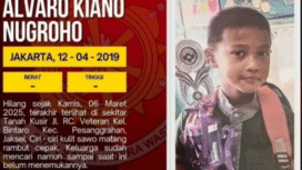 Setel;ah delapan bulan berjibaku, akhirnya aparat kepolisian berhasil menemukan keberadaan bocah Alvaro Kiano Nugoroh, 6, dalam keadaan sudah meninggal dunia, Minggu 23 Novermber 2025. Foto: Istimewa