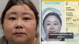 Qian Zhimin, 47, perempuan dari Tiongkok, beroperasi menggunakan skema ponzi berhasil menyedot koin/ crypto dari dunia maya sehingga mampu menyedot koin senilai Rp 110 triliun, terbesar dalam sejarah kejahatan koin dunia maya. Foto: bbc