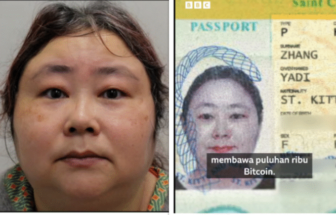 
					Qian Zhimin, 47, perempuan dari Tiongkok, beroperasi menggunakan skema ponzi berhasil menyedot koin/ crypto dari dunia maya sehingga mampu menyedot koin senilai Rp 110 triliun, terbesar dalam sejarah kejahatan koin dunia maya. Foto: bbc 