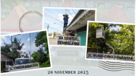 Kamis, 20 November 2025, Dishub Jombang melakukan pemeliharaan dan perbaikian Penarangan Jalan Umum ( PJU), Foto: jombangkab.go.id