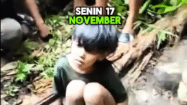 Setelah sembilang hari hilang, bocah berusia enam tahun Roy Rusly, ditemukan dalam kondisi lemas di bawah pohon pisang, kawasan perkebunan Tobuluan, Miahahasa, Senin 17 November 2025. Foto: Instagram@wargamanado.ig