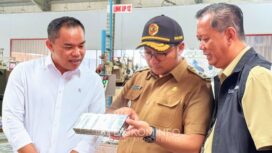 Wakil Bupati Mojokerto, M. Rizal Octavian, mewakili Bupati Mojokerto, Muhammad Albarra. Dok.Diskominfo