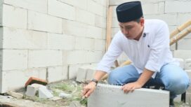 Bedah Rumah Warga Prasejahtera di Desa Mlirip dan Penompo Kecamatan Jetis. Dok.Diskominfo