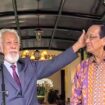 Pertemuan Perdana Menteri Timor Leste, Xanana Gusmao dengan Gubernur Daerah Istimewa Yogyakarta, Sri Sultan Hamengku Buwono X. (Foto.ig@jogjainfo)

