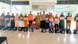 Pemkab Mojokerto Salurkan Bantuan Material untuk Warga Terdampak Angin Kencang. Dok.Diskominfo