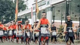 Penampilan Bregada Prajurit Keraton Yogyakarta. (Foto: Kawedanan Tandha Yekti)