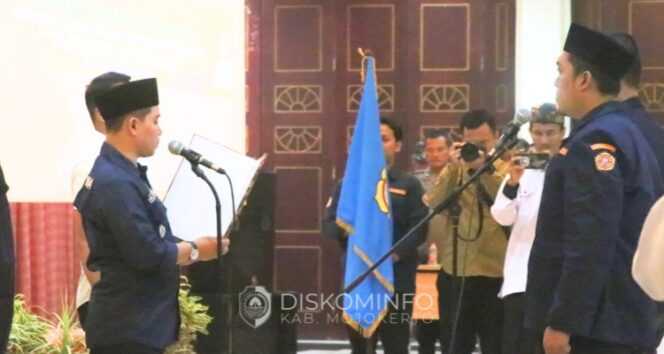 
					Bupati Mojokerto Mengukuhkan Pengurus Karang Taruna (PKT) Kabupaten Mojokerto. Ist