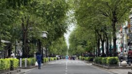 Jalan Malioboro saat uji coba pedestarian. (Foto.ig@wisatamalioboro) 