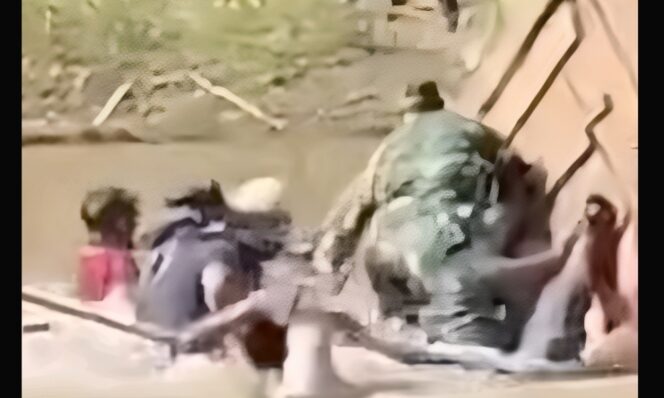 
					Teriakan Histeris, Rakit Darurat Wagub Aceh Tiba-tiba Terbalik, Penumpang Jatuh ke Sungai