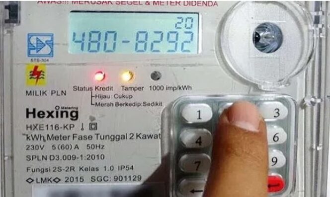 
					Ilustrasi token listrik