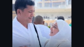 Bupati Aceh Selatan, Mirwa MS bersama keluarga melaksanakan mmrah, 2 Desember 2025. Ia bersama istri saat ini mkasih berada di tanah suci. Gubernur Aceh sebelumnya sudah menolak izin keberangkatanya umra, selanjutnya DPP Gerindra sudah mencopot jabatan ketua DPC untuk Mirwan. Kini Prabowo menginstruksikan kepada gubernur Aceh, memecat Mirwan dari jabatan bupati. Foto: Instagram@inilah_com/ alimisbahtravel