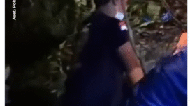 Resmob Polres Banyumas, Jateng, berhasil menemukan keberadaan jasad pengacara bernama advokat asal Banyumas, Aris Munadi, terkubur secara dangkal di hutan Kubangkangkung, Kecamatan Kawunganten, Cilacap., Kamis dinihari, 11 Desember 2025. Foto: tangkap layar video Instagram@kumparan