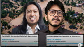 Warga masyarakar Indonesia bergerak membantu meringankan beban para korban bencana banjir bandang dan longsor di Sumatera Barat, Sumetara Utara dan Aceh. Influencer Indonesia, Ferry Irwandi dan Praza Teguh menggalan dana telah mendapat bantuan Rp 11,3 miliar. Foto: Instagram@ctd.insider