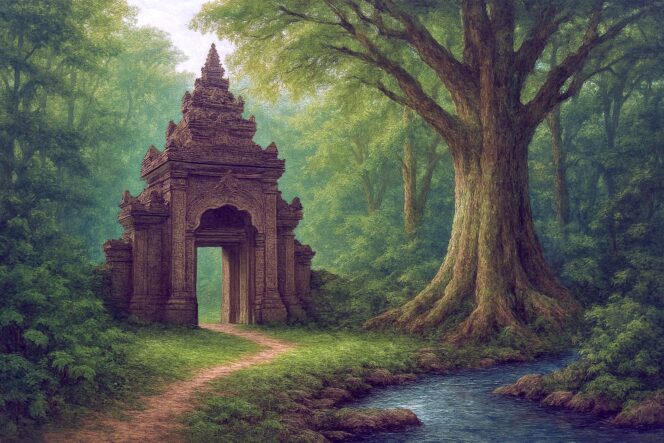 
					Ilustrasi hutan lindung (gambar AI)