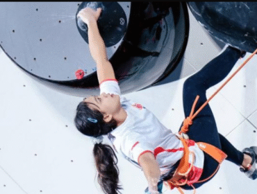 Remaja asal Gresik atlet panjat tebung, sukses meraih medali emas untuk Indonesia, pada SEA Games 2025 di Thailand. Foto