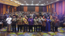 Pemkab Jomang menyelenggarakan  6th Annual Jombang Bureaucracy Awards Tahun 2025 sukses diselenggarakan pada Jumat (28/11/2025) di Ballroom Mercure Surabaya Grand Mirama. Foto: jombangkab.go.id