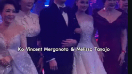 Nilah pernikahan akabar putra perushaan Kapal Api, Vincent Mergonoto dengan Melissa Tanojo, yang menghabiskaan biaya puluhan miloiar di Westine, Surabaya, Minggu !4 Desember 2025. Foto: Instahram@andysugarrr