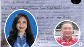 Mahasiswi Unima, Tomohon, Sulawesi Utara, ditemukan di kamar kos dalam keadan bundir, Selasa, 30 Desember 2025. Ia meninggal empat lembar surat tulisan tangan, berupa laporan pelecehan seksual yang ia alami, pelakunya adalah dosen setempat. Foto: Instagra,@kriminews