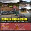 Pusat Studi Ekonomi dan Hukum (Celios) merilis perhitungan angka kerugian akibat banjir di Sumut, Sumbar dan Aceh mencapai Rp 68,67 triliun. Foto: Instagram@liputan6