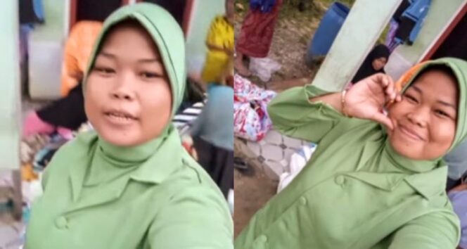 
					momen bahagia korban bencana di Aceh yang viral di media sosial usai mendapatkan donasi pakaian ala istri TNI. (Instagram.com/@girlstorychat)