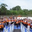 Kota Mojokerto resmi membuka wisata susur Sungai Ngotok di kawasan Taman Bahari Mojopahit (TBM). Ist