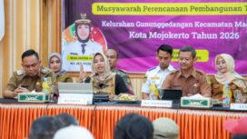 Kelurahan Gununggedangan menjadi salah satu yang melaksanakan Musrenbang dengan tema pembangunan Kota Mojokerto tahun 2027. Dok.Diskominfo