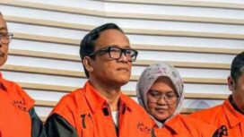 Mantan Wakil Menteri Ketenagakerjaan, Immanuel Ebenezer alias Noel, saat kena OTT KPK. Foto: Dok.KPK