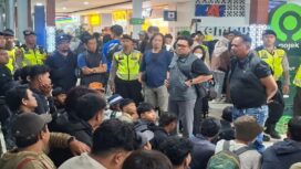 Bonek Dipulangkan Polisi di Jogja Jelang Laga PSIM vs Persebaya.Ist-Polresta Jogja